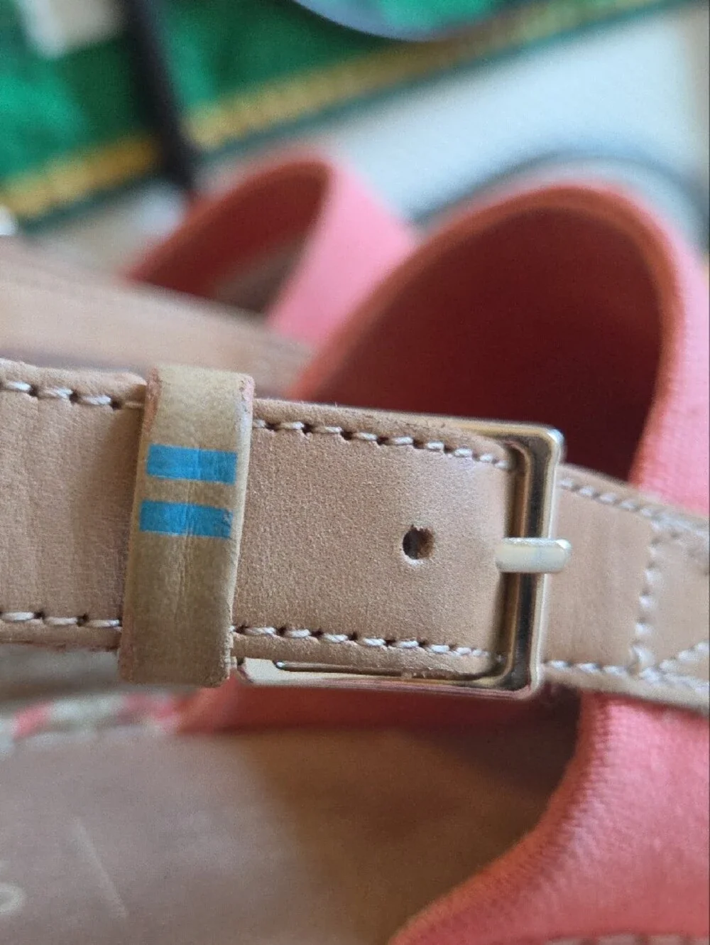 TOMS Coral Canvas Espadrille Slingback Wedges
